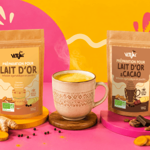 Préparation pour laits d'or